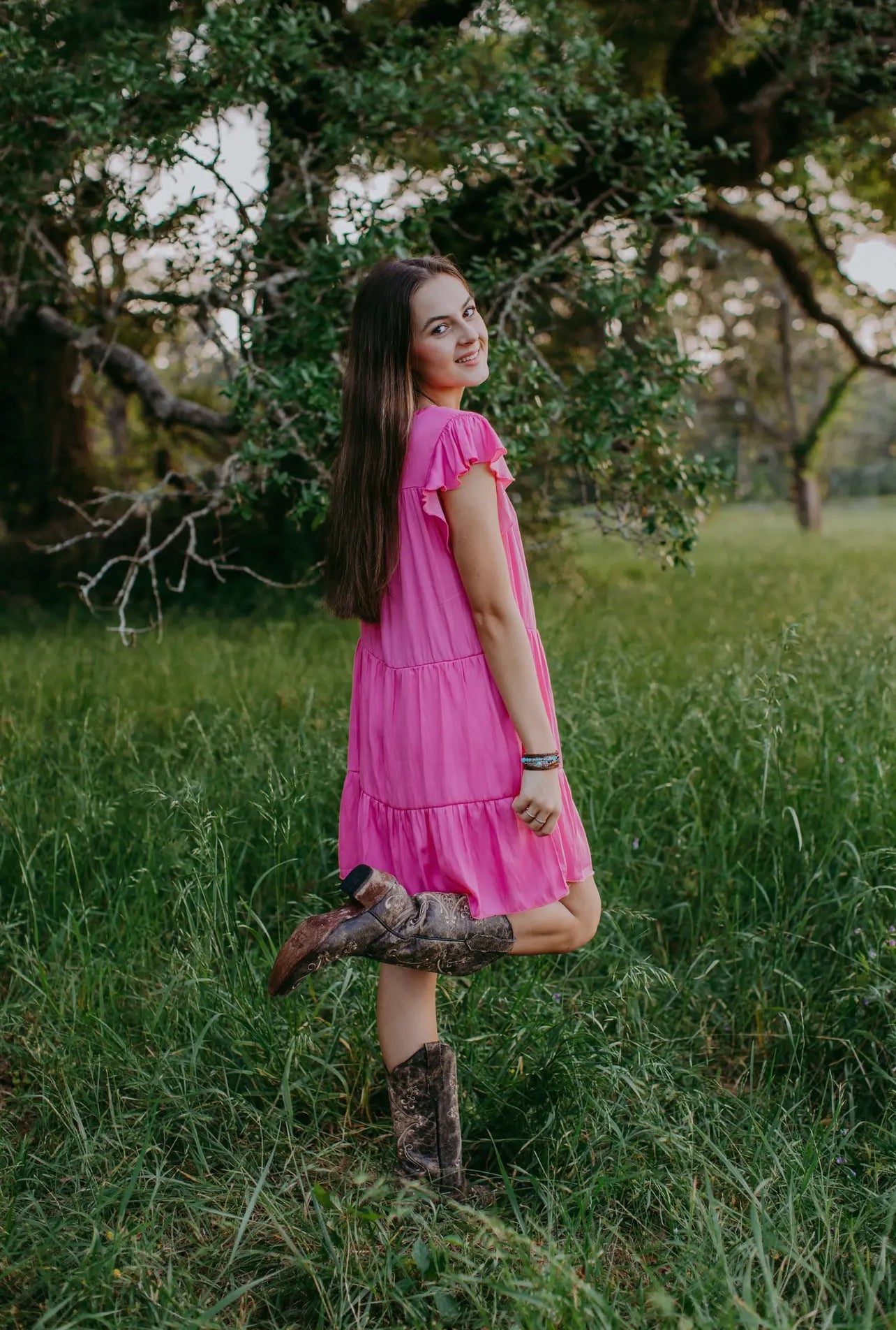 The Blush Buckaroo Dress