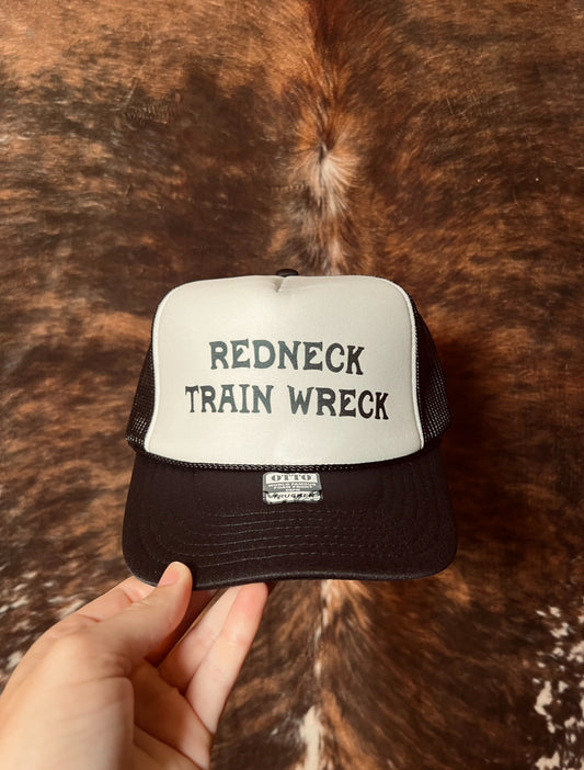 Redneck Train Wreck Trucker Hat