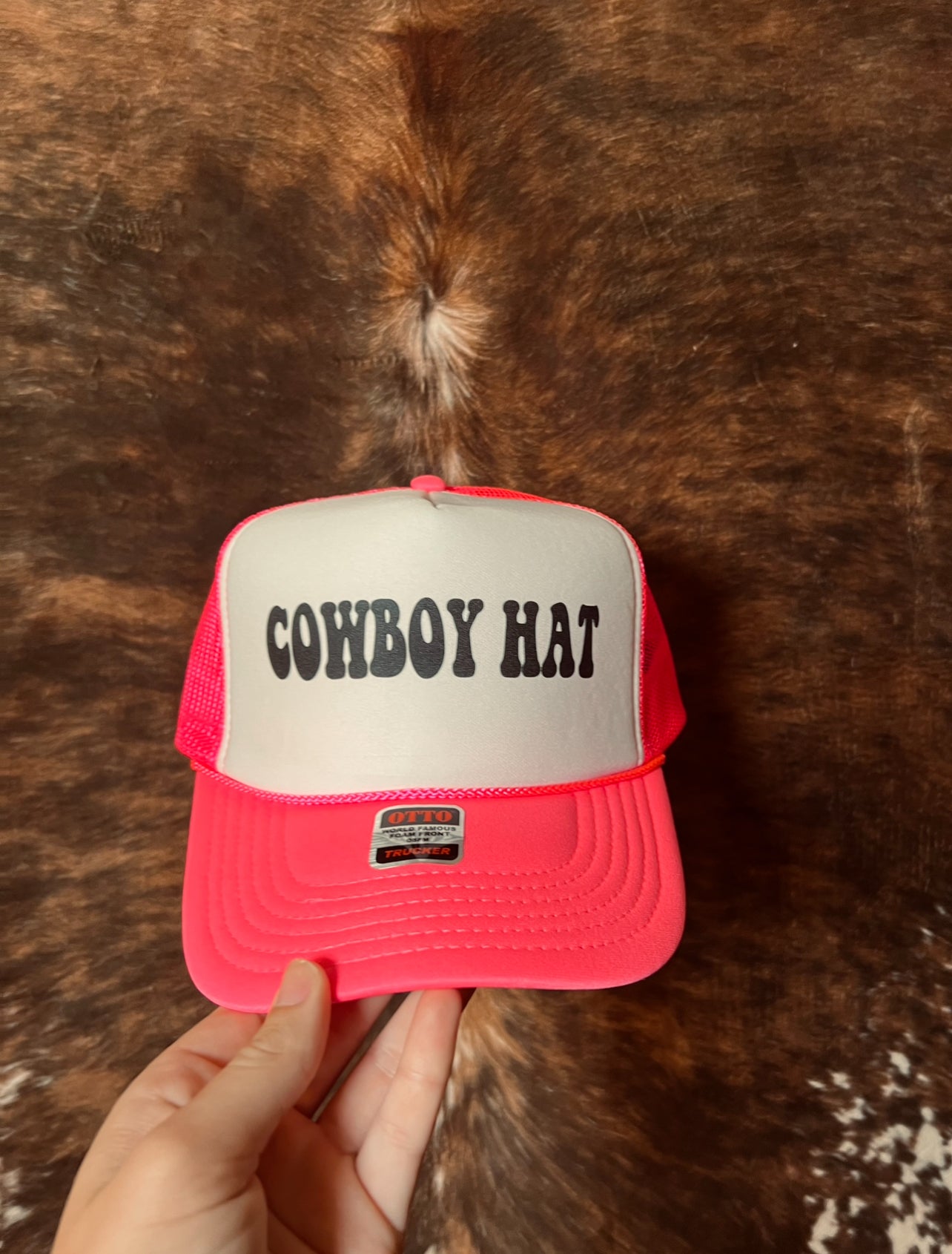 Cowboy Hat Trucker Hat