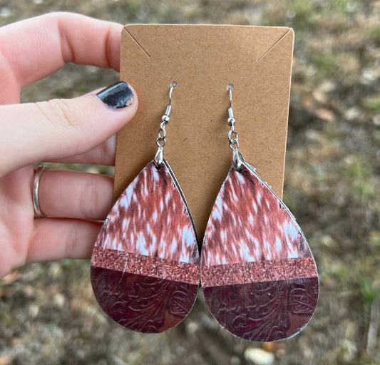 Cow Print Earrings