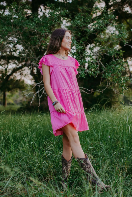 The Blush Buckaroo Dress