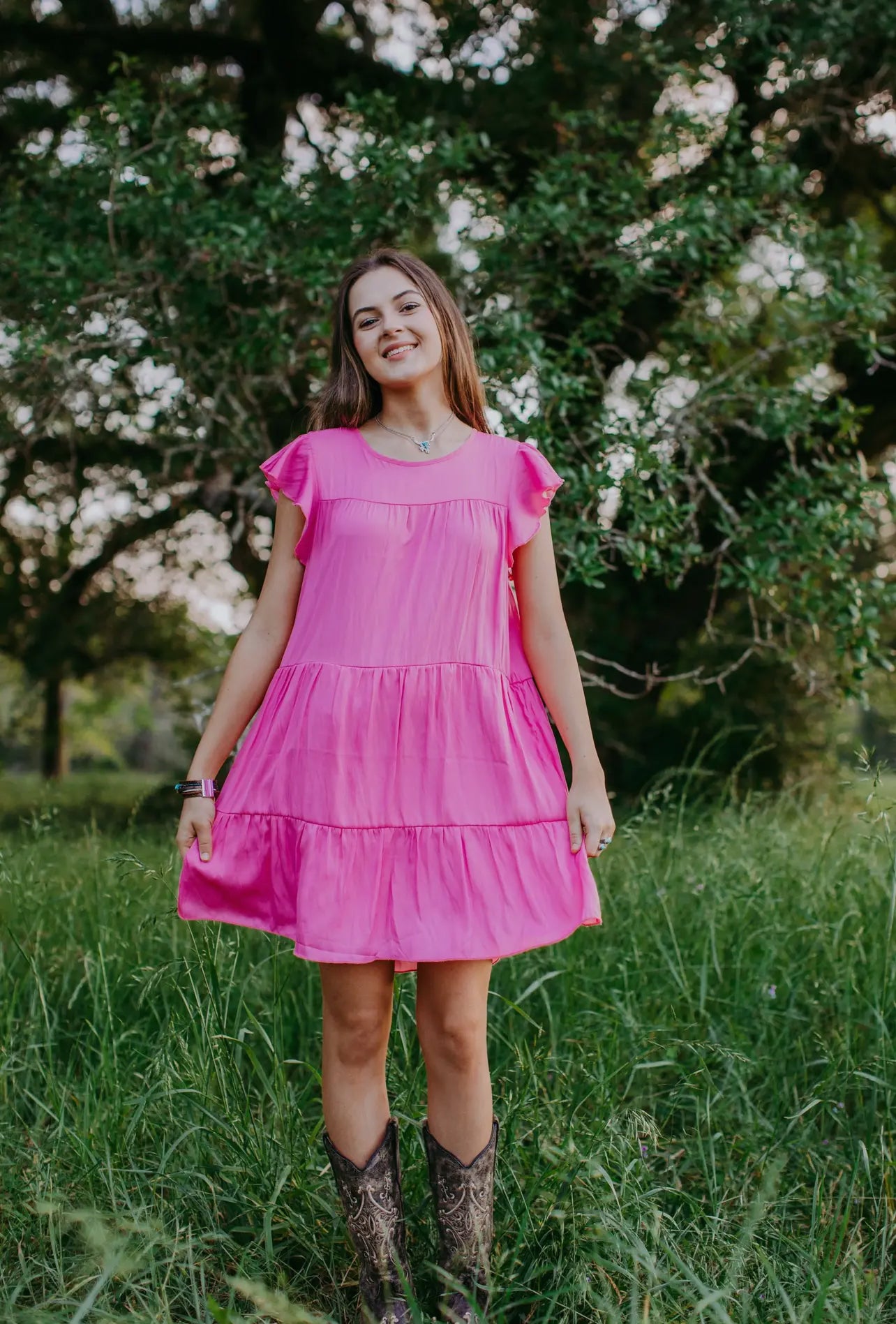 The Blush Buckaroo Dress