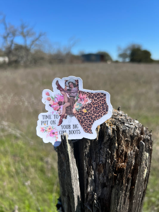 Punchy Cowgirl Stickers⚡️