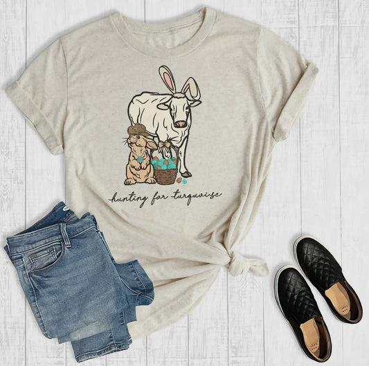 Hunting for Turquoise Easter Tee