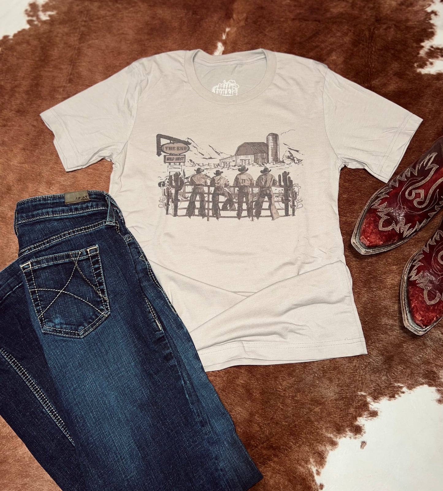 Wild West Cowboys Western Graphic Tee