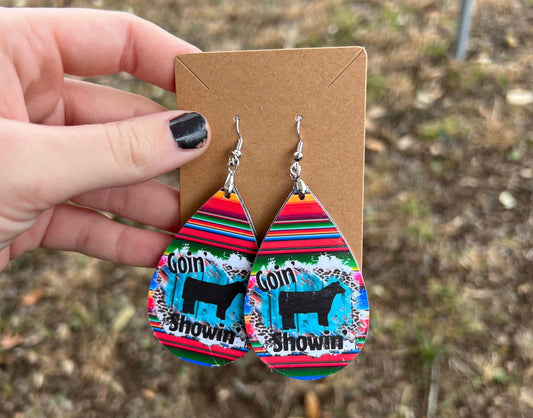 Goin’ Showin Serape Earrings